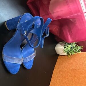 Blue sandals